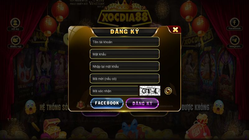 Đăng ký Xocdia88 để chơi game nổ hũ Kho Báu Tứ Linh 